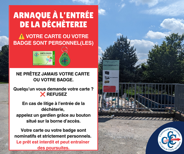 ⚠️ Vigilance : ne prêtez pas votre carte ou...
