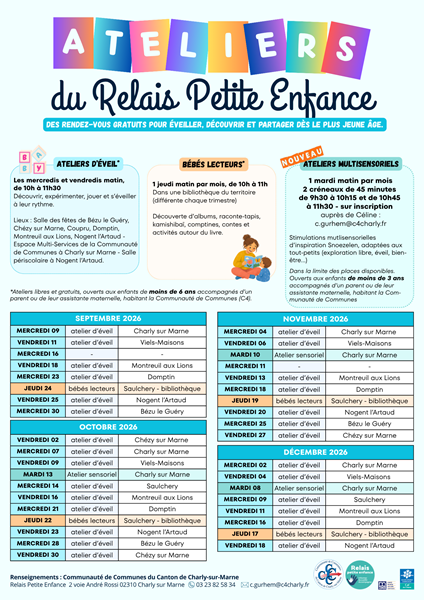 ATELIERS DU RELAIS PETITE ENFANCE