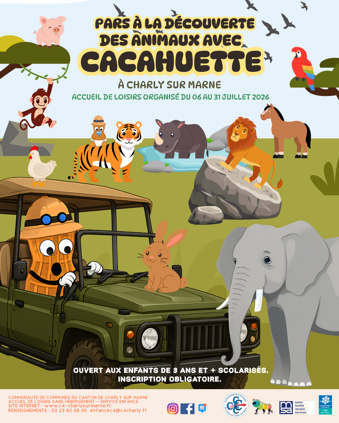 ACCUEIL DE LOISIRS - Pars à la découverte des animaux !!!
