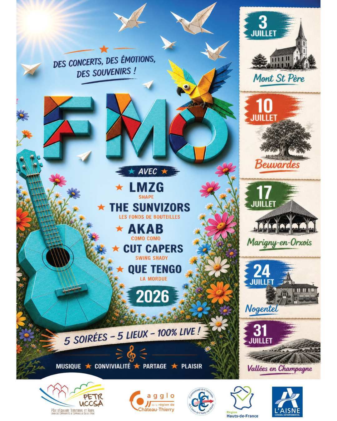 Le Festival Musique en Omois Revient !