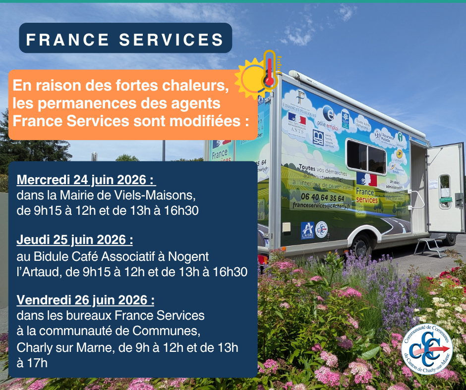 canicule : France Services s'adapte